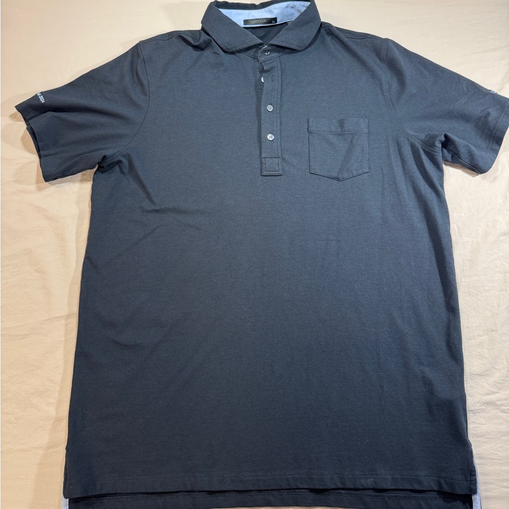 Greyson Men's Black Polo Shirt